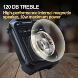 Walkie talkie UHF 400-470MHz Wireless two way intercom amplifier Remote Speaker Microphone  TF Card Bluetooth-compatible