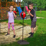 Vertical Boxing Pressure Ball Adjustable Reaction Force Vent Ball With Gloves Base Rod Group Indoor And Outdoor Training