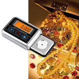 20/0.001, 100/0.005g High Precision Electronic Jewelry Scale with LCD Orange Backlit Display Mini Digital Dynamometer