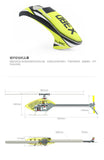DIY ALZRC - Devil X380 FBL Super Combo Frame RC Helicopter Airplane 6CH 3D Flying RC Remote Control