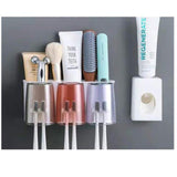 1 Set Toothbrush Holder Wall Set Toothbrushes Cup Mouthwash  Dental  Mug Squeezer Tooth Tumblerful Household Washing Table Shelf