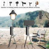 Lightweight Aluminum Alloy Light Holder Foldable Lamp Stand Outdoor Portable Easy To Build Lamp Holder Lamp Rack Camping Parts