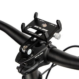 Bike Stem Phone Mount Anti-slip Adjustable Aluminum Bicycle Phone Holder for 3.7-7.2In Mobile Phones Bike Accessories  New