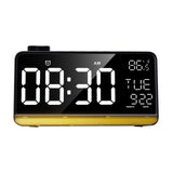 Alarm Clock For Bedroom 9Inch Large Display Digital Clock Radios Alarm Clock With USB Charger Radio