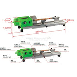 LY 3306 Minature Buddha Beads Lathe Machine Tool 580W 220V 5000R/Min Working Area 40*300mm
