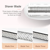 3 in 1 Painless Hair Removal For Women Epilator Shaver Electric Foot Sharpener Foot Care Tool Multifunction Depilador Trimmer