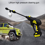 2020 Wireless Car Washer Portable High-pressure Water Gun Car Wash Artifact Window Floor Cleaning Rechargeable Lithium Battery