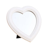Makeup Mirror Vanity Mirror Desk Cosmetic Mirror Heart Shape Mirror for Makeup Handheld Vanity Cosmetic Compact Mirror for Women