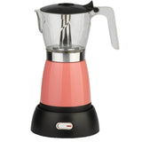 300ML Electric Mocha Coffee Maker Visualization Coffee Maker Moka Pot Espresso For Home Kitchen Office EU Plug