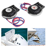 Anchor Trolley Kit Pair Marine Anchor Windlass Foot Switch Deck Compact Boat Winch Up/Down Stainless Steel Winch Footswitch
