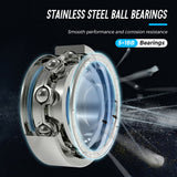 Carbon Fiber Baitcasting Reel 5+1BB  Baitcaster Reel Fishing Reel High Speed 6.3: 1 Gear Ratio Magnetic Brake System for Fishing