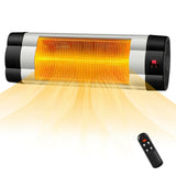 1500W Infrared Patio Heater Wall-Mounted Electric Heater with Remote Control  FP10081US-SL