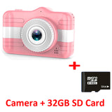 Child Mini Camera Cute Cartoon Camera Toys For Gift 3.5 inch Photo Video Digital Camera 12MP 1080P For Childern Birthday Gifts