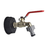IBC Tank Adapter Garden Durable 1/2'' 3/4'' Replacement Drain S60X6 Coarse Thread Home Tap Parts Valve Fitting Water Connector