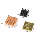 12 pcs Lot Raspberry Pi 3 Heat Sink Copper Aluminum Heatsink Radiator Cooler Kit for Raspberry Pi 3B+ Plus 2