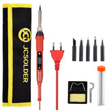 JCD 80W Electric Soldering Iron LCD Digital Display Adjustable Temperature 220V/110V Solder Station Welding RepairTool Kit 908S