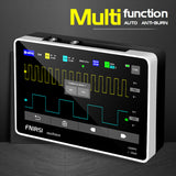 Mini Tablet Digital Oscilloscope 2 Channels 100MHz Band Width 1GSa/s Sampling Rate Oscilloscope 7'' Color TFT LCD Touch Screen