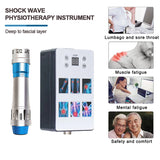 Portable Shockwave Therapy Machine With 7 Heads ED Treatment Pain Relief Relaxing Massage ShockWave Body Physiotherapy Vibrator