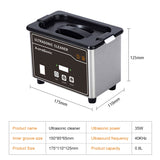 800ml Ultrasonic Cleaner Sonic Equipment Clean Metal Parts Glasses Manicure Stones Cutters Dental Razor Parts Ultrasound Sonic