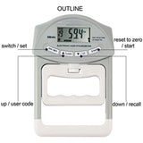 Digital Electronic Hand Dynamometer Grip Strength Measurement Meter Auto Capturing Hand Grip Power 200 Lbs / 90 Kgs