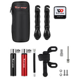 Bicycle Tire Repair Tools Kit Riding Cycling Equipment with Cycling Tyre Pump Patch Lever Needle