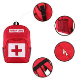 Red Cross Backpack First Aid Kit Bag Outdoor Sports Camping Home Medical Emergency Survival bag 40*30*15cm