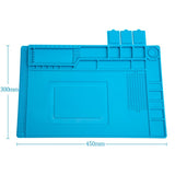 Platform Silicone Soldering Pad Thermal Insulation Work Pad for BGA Rework Station BGA ESD Heat Insulation Working Mat