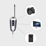 Wireless Lavalier Microphone System Dual Wireless Lapel Mic For Iphone DSLR Camera Youtube Recording Vlog Interview