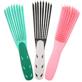 Plastic Europe And America Massage Essential Oil Octopus Straight Hair Tt Curly Hair Rib Ribs Comb Professional