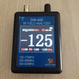 DW-400 digital field strength instrument built-in speaker can demodulate FM radio direction finder 135-173MHz
