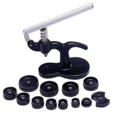 12 Dies Watch Case Press Tool Pro Watch Crystal Front Back Case Cover Screw Press Presser Close Watchmakers Repair Kit Tool