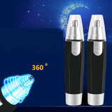 3 Set Electric Nose Hair Trimmer,Men Multifunctional Portable Washable Electric Nose Hair Clipper Cleaning