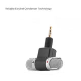 Mini Portable Mic Digital Stereo Microphone Stereo Recorder for Phone Professional Mic with 3.5mm Jack Plug Mini Mic