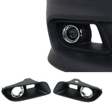 2 Pieces Front Fog Light Chrome Bezels Covers Left/Right Side for Charger 2012-2014