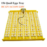 156 Quail Eggs Tray Incubator Turner Automatically Turn Eggs  Poultry Incubation Equipment Chicks Ducks &amp; Other Poultry Incubato