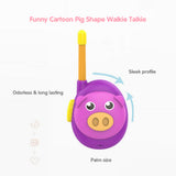 NEW Two Way Radio Walkie Talkies for Kids parents 1km Range safe Lovely Pig Interphone Parent-child Interactive Toys for Chidren