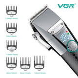 Professional Electirc lithium Ion hair trimmer for men powerful beard hair clipper wet dry hair cutting machine adjustable