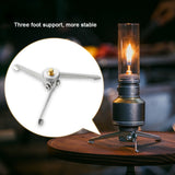 Stainless Steel Gas Tank Tripod Stand Foldable Desk Table Holder Camping Light Outdoor Hiking Small Stand Camera Bracket Mount