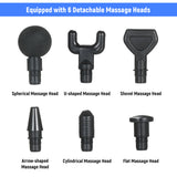 Electric Fascia Gun Muscle Relaxation Muscle Massager 30 Adjustable Variable Speed with Power Display Fascia Guns Massager Tool