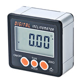 Digital Inclinometer Electronic Protractor Aluminum Alloy Shell Digital Bevel Box Angle Gauge Meter Magnets Base