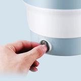 Folding Small Hot Pot Household Mini Rotary Electric Boiling Pot Multifunctional Small New Electric Hot Pot
