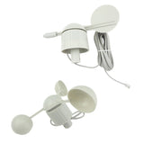 2 Pcs Anemometer Wind Speed Measuring Instrument Wind Speed Sensor Meteorological Instrument Accessories for Misol Anemometer, W
