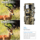 BOBLOV CT006 Trail Camera 20MP 1080p 30fps Scouting Night Vision Trail Hunting Camera CamWildcamera Wild Surveillance Wildlife