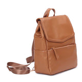 Pu Leather Baby Diaper Bag Travel Backpack Convertible Tote Diaper Bag Mummy Bag Waterproof  Diaper Baby Backpack Change Pad