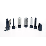 7-in-1 Multi-Function Rechargeable Professional Negative Ion Hair Dryer With Comb Curling Wand With 7 Attachments