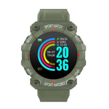 TPU Heart Rate Heart Pressure Health Monitor Smart Bracelet Watch Pedometer Fitness Tracker
