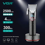 Professional Electirc lithium Ion hair trimmer for men powerful beard hair clipper wet dry hair cutting machine adjustable