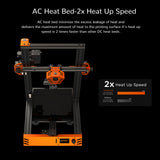 TEVOUP TARANTULA PRO 3D Printer 235x235x250mm Build Volume with Lattice Glass Platform AC Fast Heating Bed RGB Screen