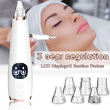 USB Charge Blackhead Remover Face Deep Nose Cleaner T Zone Pore Acne Pimple Removal Vacuum Suction Facial Beauty Clean Skin Tool