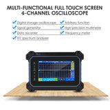 Hantek TO1254D Rechargeable Oscilloscope Multimeter 7-inch LCD 4-Channel 250MHz Bandwidth 1GSa/S Sampling Rate 8M Storage Depth